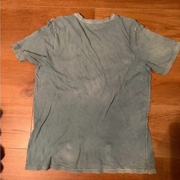 Imogene + Willie Men’s XXL Faded Blue Crew Neck T-Shirt with Pocket - Picture 3 of 7